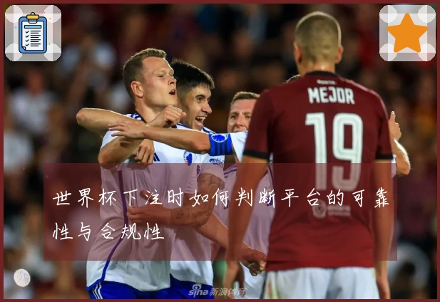 世界杯下注时如何判断平台的可靠性与合规性