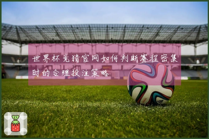 世界杯竞猜官网如何判断赛程密集时的合理投注策略